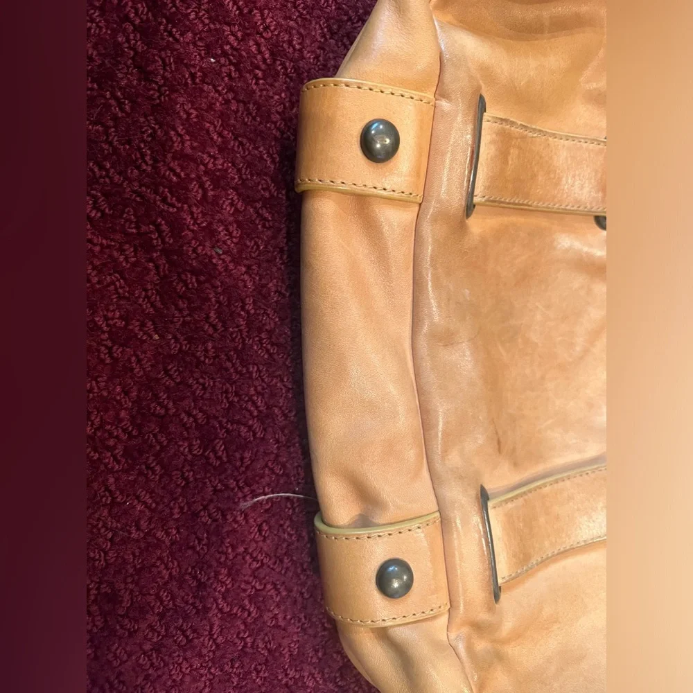Theory bag 350 retail mustard yellow Multiple pockets HOST PICK - Picture 4 of 14